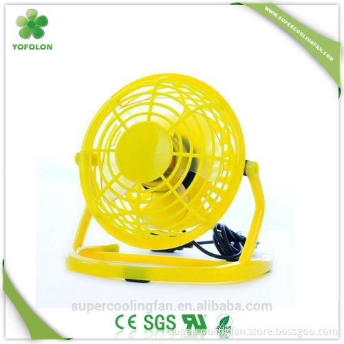 2016 Hot summer USB Gift Fan 4'' protable desk fan